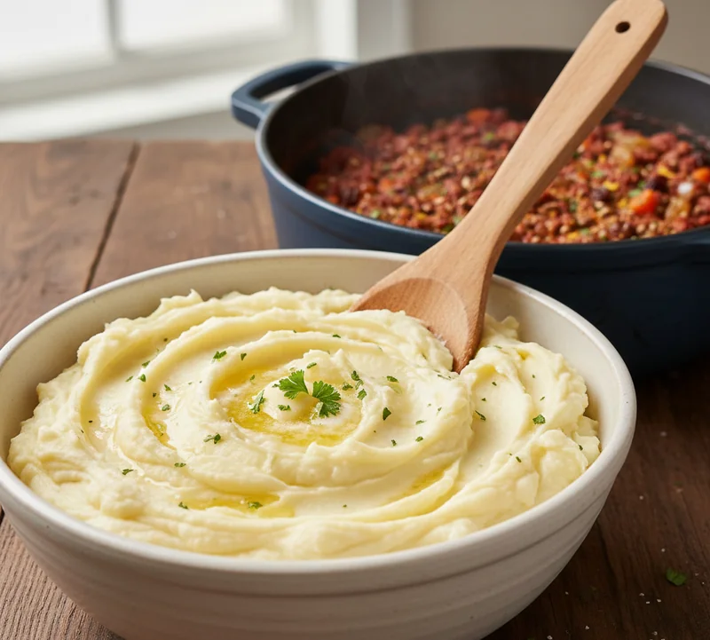Purée maison pour Hachi Parmentier Orientale