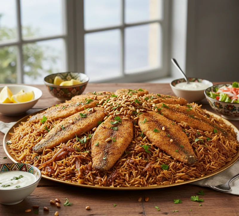 Sayadiyeh poisson et riz