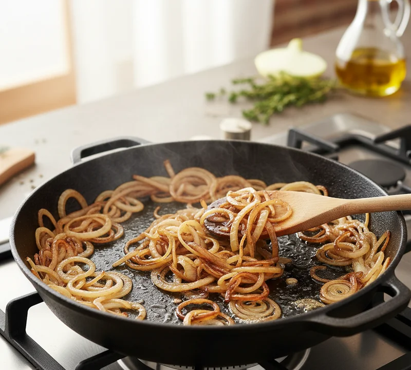 Oignons carameles pour sayadiyeh